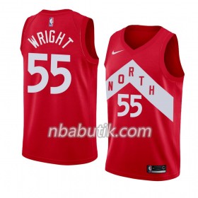 NBA Mænd Trøje Toronto Raptors Delon Wright 55 2018-19 Nike Rød Swingman